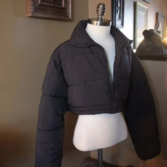 Cropped Puffer Jacket - Picture 3 of 4